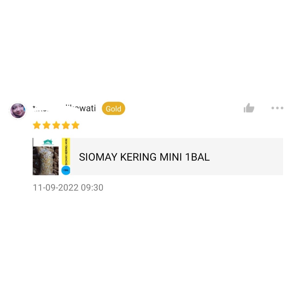 SIOMAY MINI 1BAL 5Kg / SIOMAY KERING MINI 5KG/ LIBANFOOD