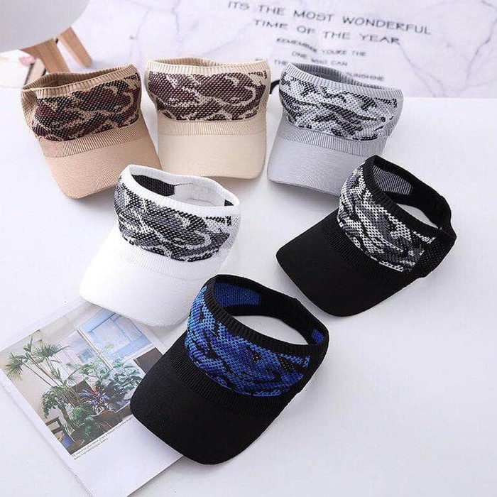 Topi Golf Rajut Import Motif Loreng CAMO / GOLF RAJUT KOREA