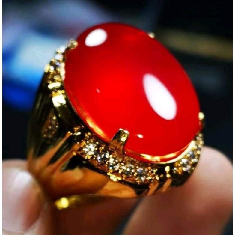 ASLI BATU PERMATA RED CARNELIAN BARON