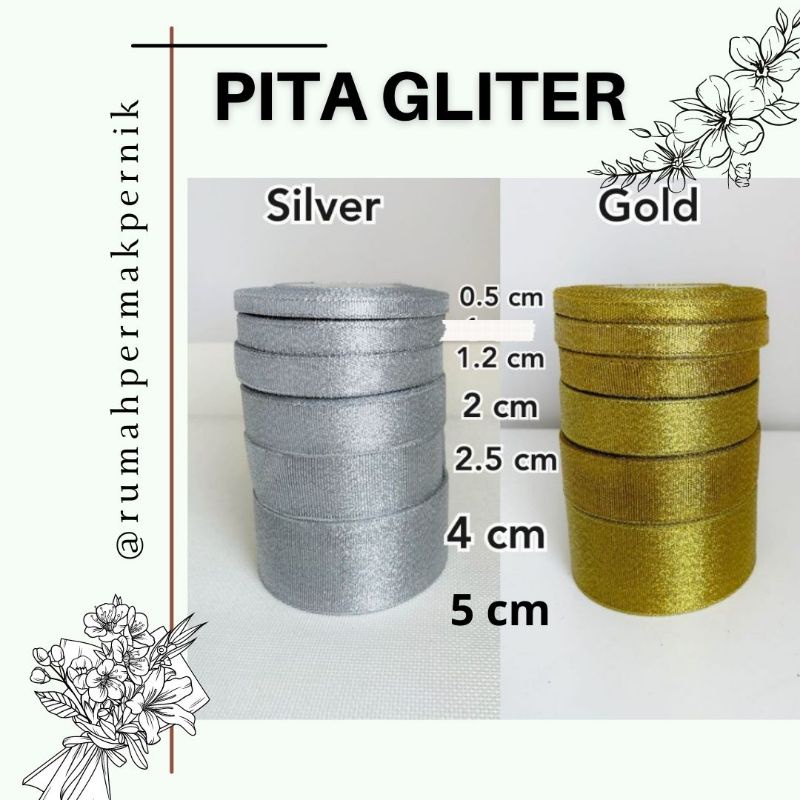 

Pita Gliter meteran
