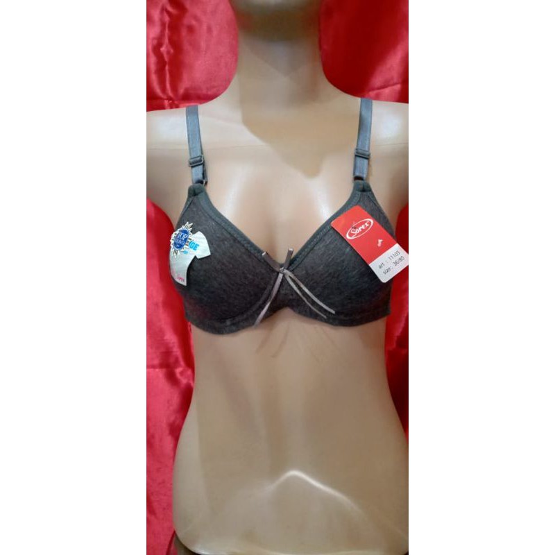 Bra Sorex 11103 tanpa kawat busa cup A 34-38 melange collection