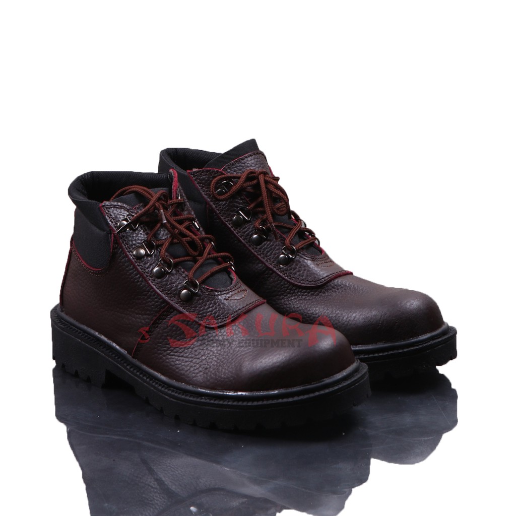 Sepatu Safety World Cruiser 1813 Brown-Sepatu Kulit World Cruiser