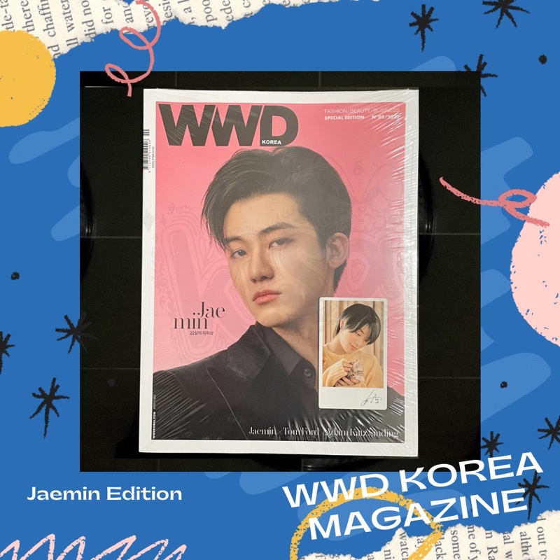 NCT JAEMIN WWD KOREA MAGAZINE MAJALAH SEALED