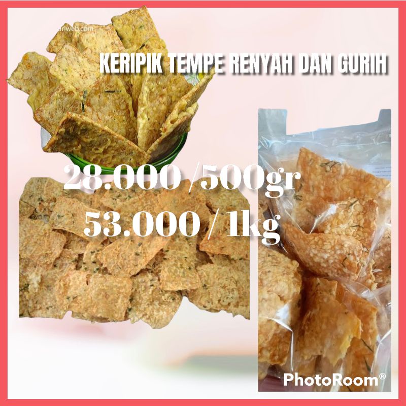 

KERIPIK TEMPE / TEMPE KRIUK RENYAH GURIH 500gr