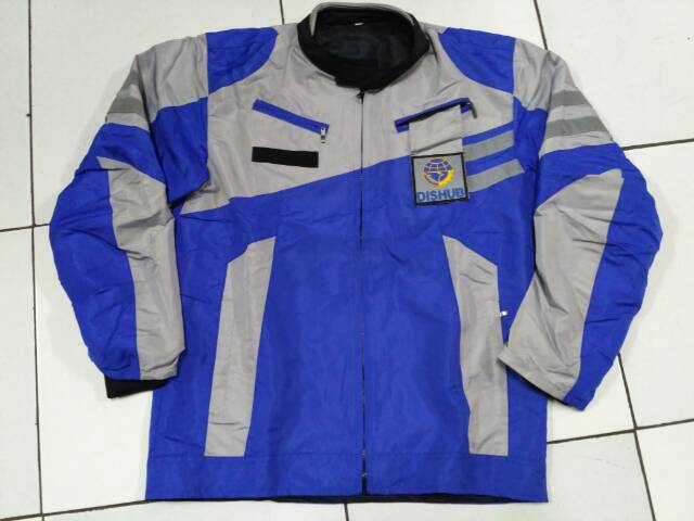 Jaket Dishub Touring Bahan Taslan