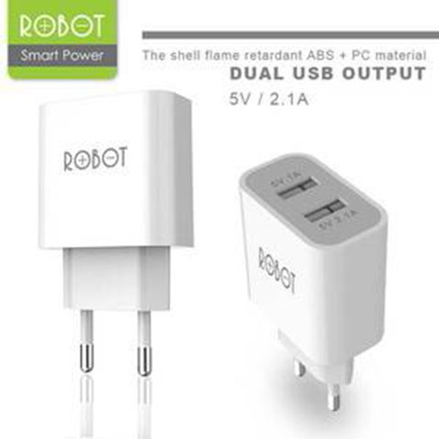 adapter charger vivan / robot dual output