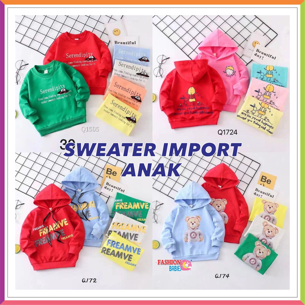 ❤ Fashionbabies ❤ SWEATER IMPORT / ATASAN IMPORT ANAK