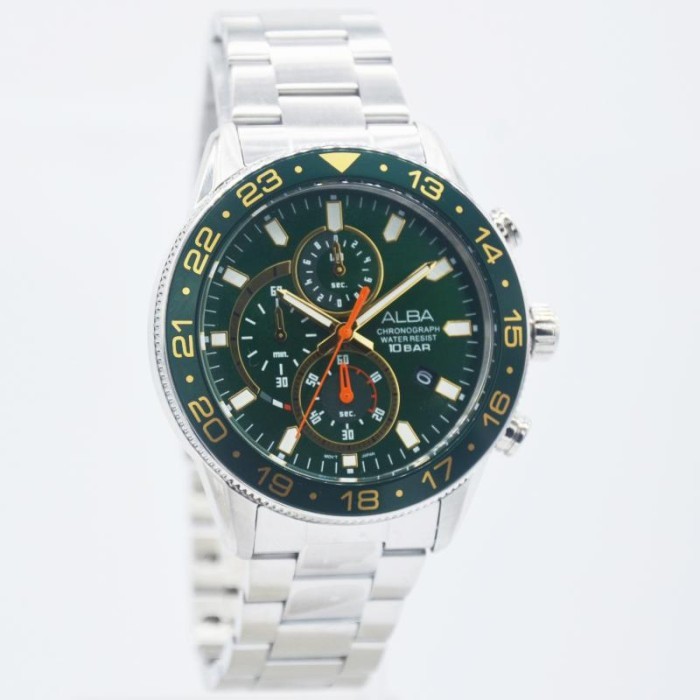 Jam Tangan Pria Alba AM3847X1 AM3841X1 AM3845X1 Rantai Original