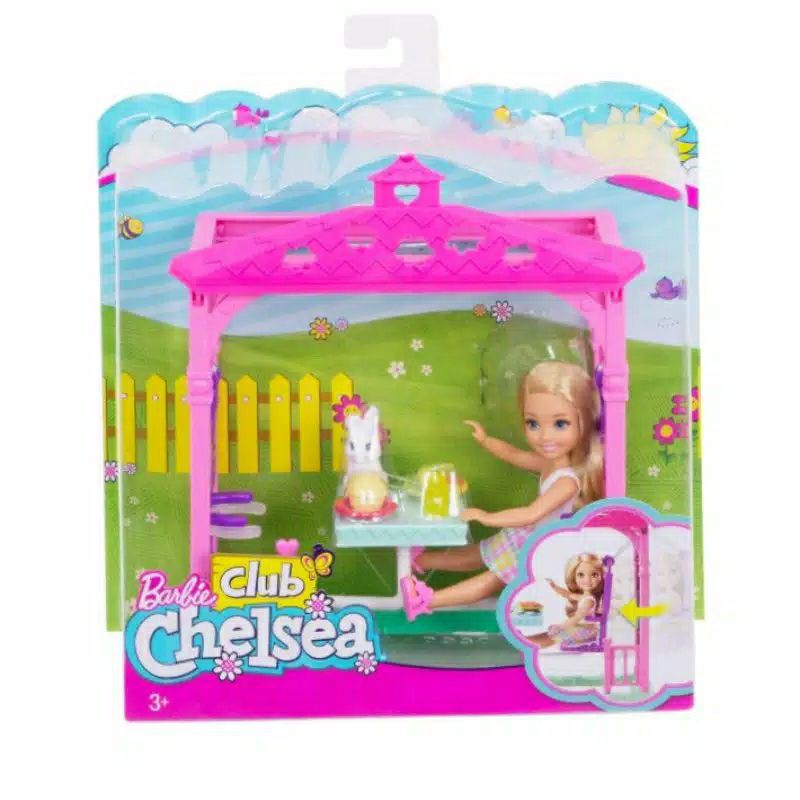 Boneka Barbie Club Chelsea Swing Set