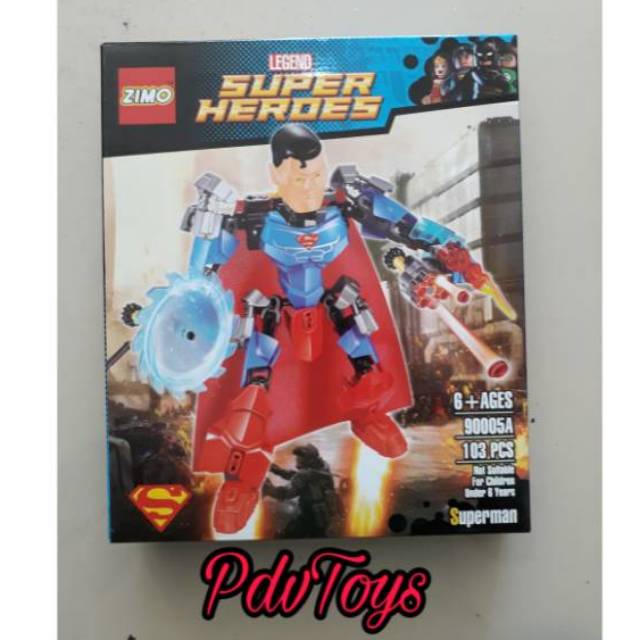 Mainan Lego Block Bricks Robot Figure Zimo Avengers Legend Super Heroes