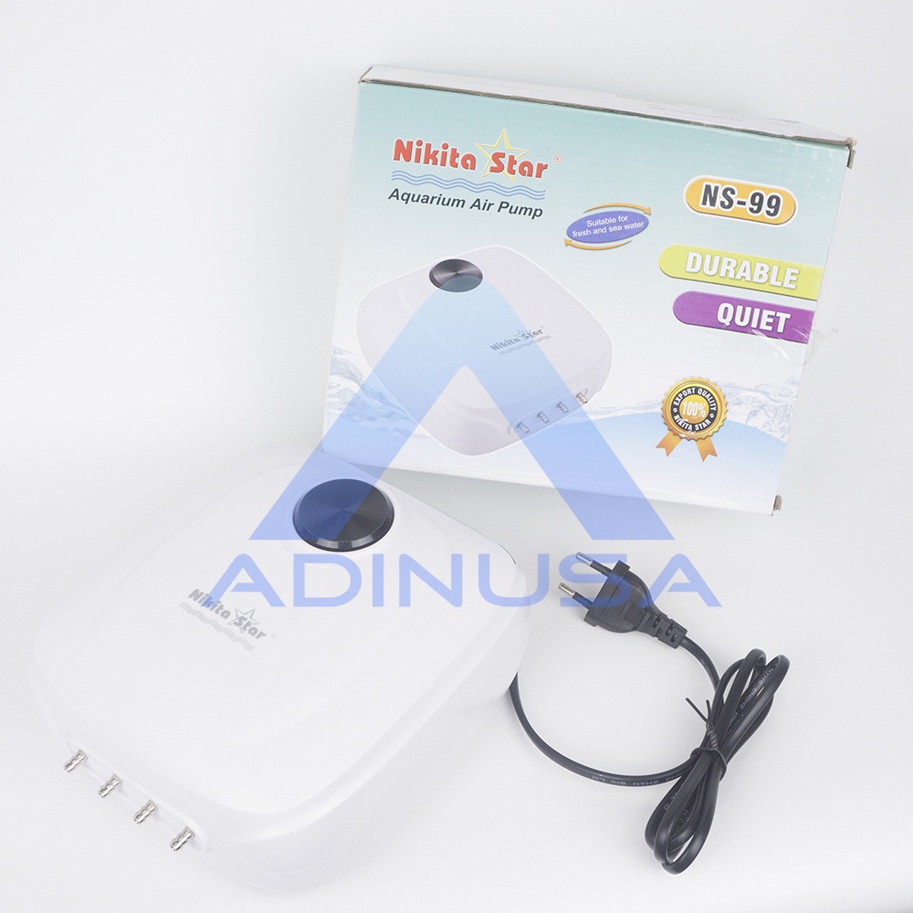 AERATOR MESIN GELEMBUNG UDARA 4 LUBANG NS-99 AQUARIUM
