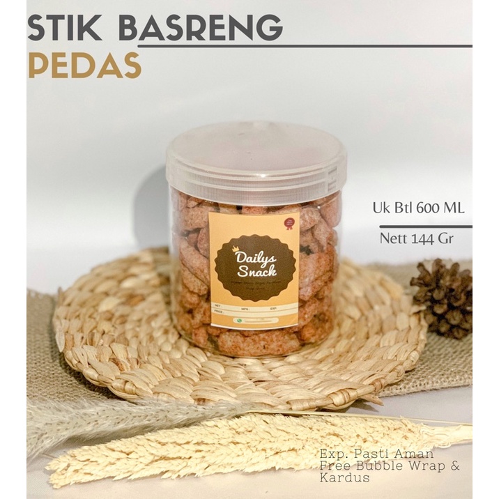 

MAKANAN RINGAN STIK BASRENG PEDAS ASIN TOPLES 600 Ml