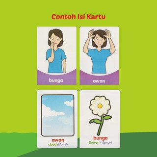 Jual Mainan Edukasi Anak/ Flas Card Edukasi Anak / Kartu Bergambar Seri ...