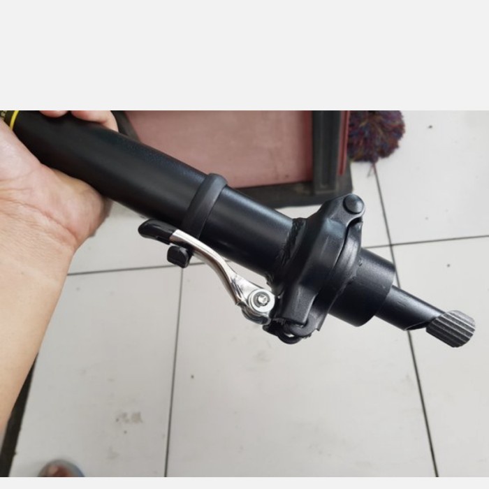 Handlepost Stem tiang leher sepeda lipat diameter 22,2 mm stell mix