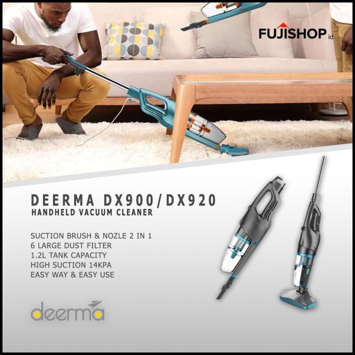 Deerma Dx900 Dx920 Vacuum Cleaner Handheld Cordless 2-In-1