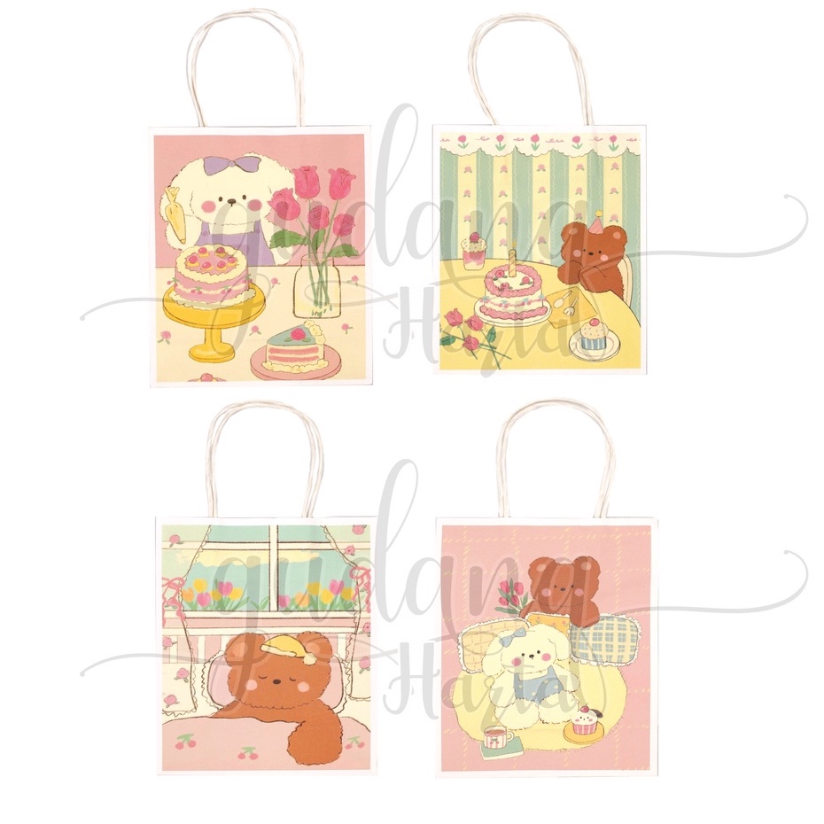 

GCC Paper Bag Sweetr Bear Tas Kado Motif Baer Cake Goodie Bag 507013