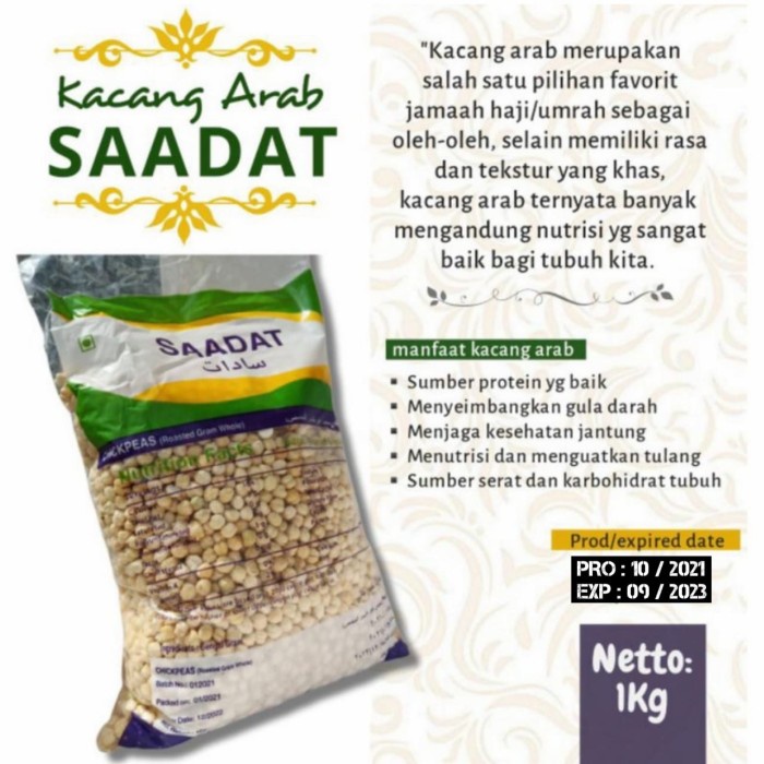 

Kacang Arab - Kacang Arab//Chickpeas Roasted 1Kg