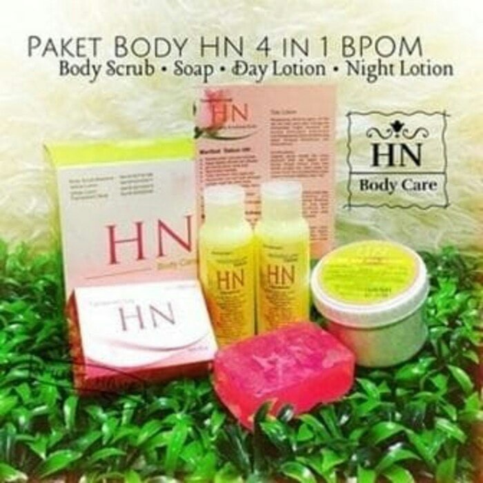 [COD] HN BODY CARE PAKET 4IN1 dengan SPF 30 Memberikan Perlindungan Ganda Terhadap Kulit Halus &amp; Harum.