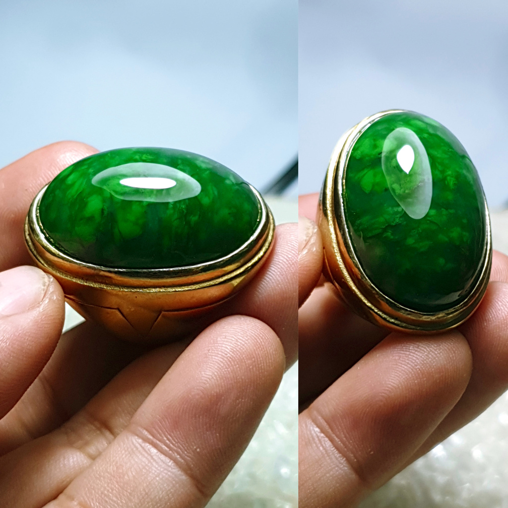 Giok aceh nephrite jade bunga kode 667