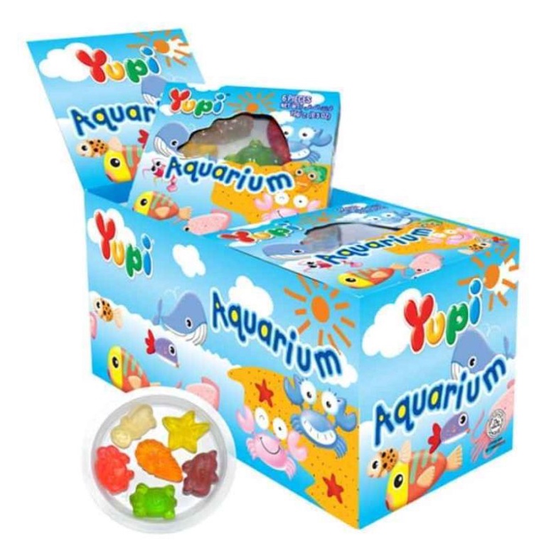 

YUPI Aquarium Kembang Gula Lunak Jeli 15gr