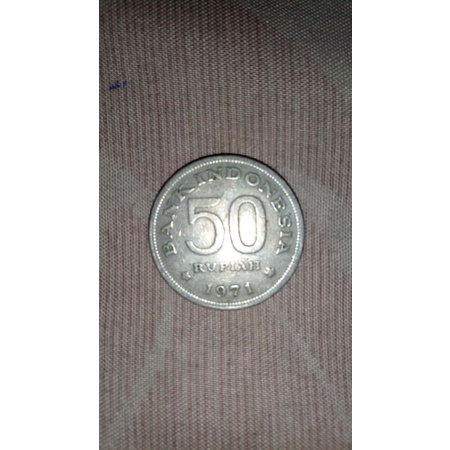 koin uang bekas 50 rupiah