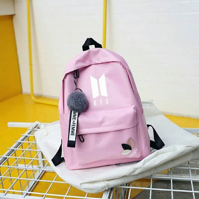 Tas Ransel Anak Sekolah Karakter Bag Backpack Lucu Motif Cartoon BT 21 Cute