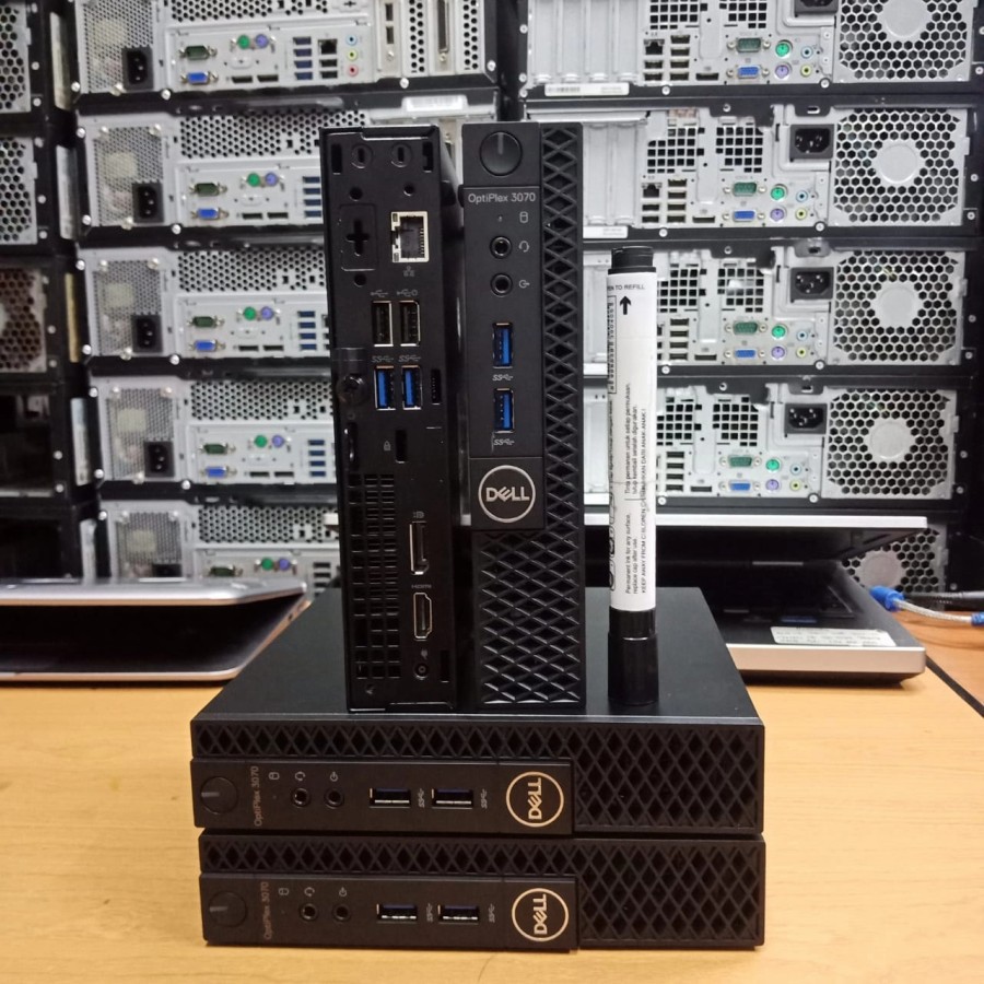Pc mini micro DELL 3070+ Core i3-9100T/4Gb/SSD 256GB/WINS 10 pro- HDMI