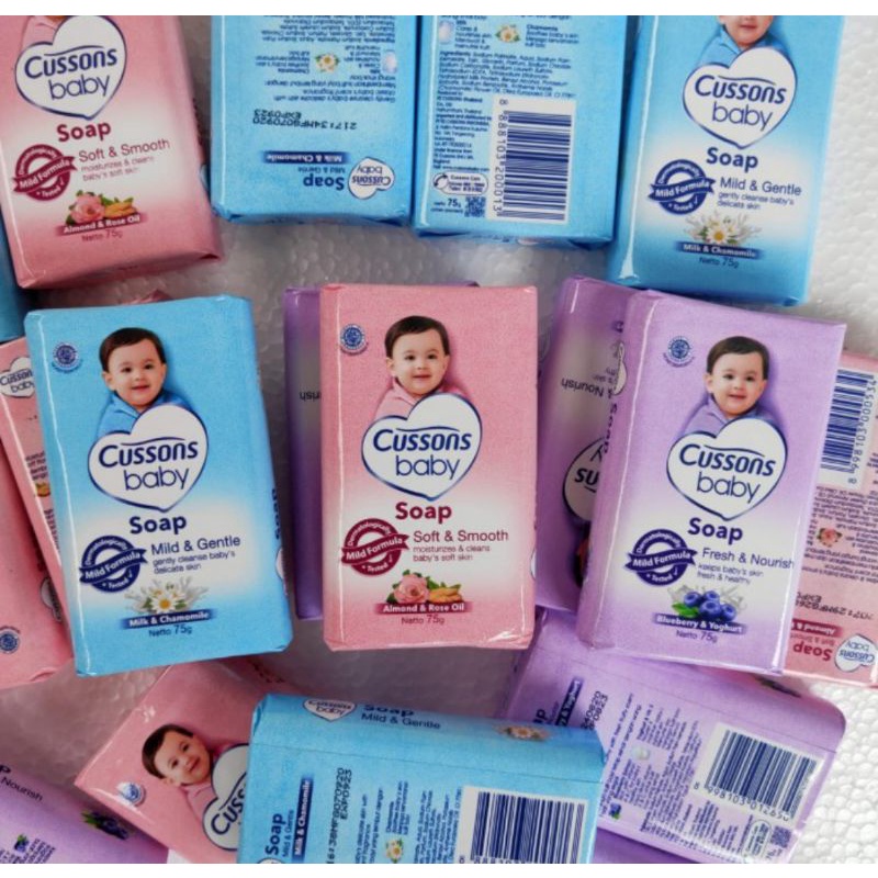 CUSSON BABY SOAP SABUN MANDI BAYI BATANGAN