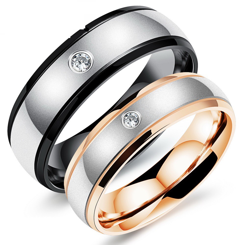 [BEST SELLER] Cincin Couple Titanium / Cincin Couple Murah / Cincin Couple Anti Karat C058