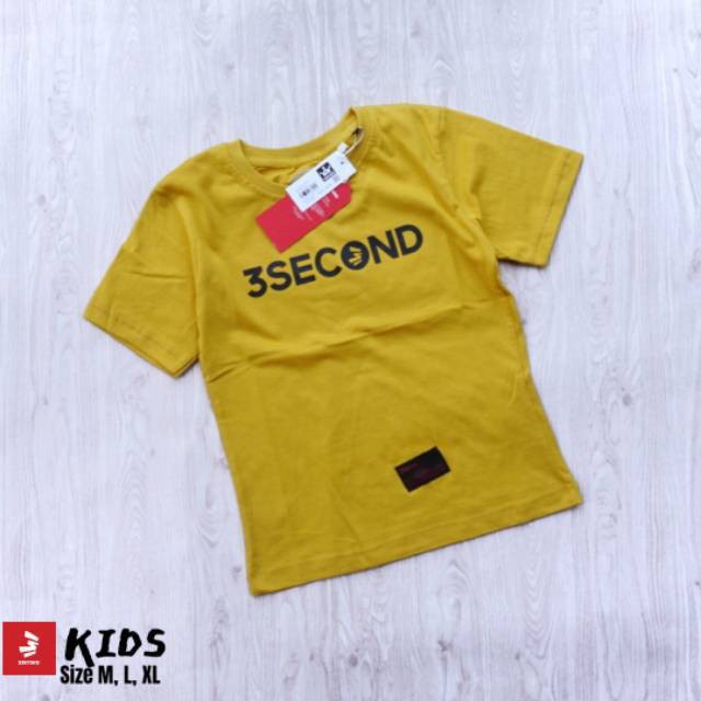 Kaos 3second anak kaos three second anak kaos anak three second kaos murah anak