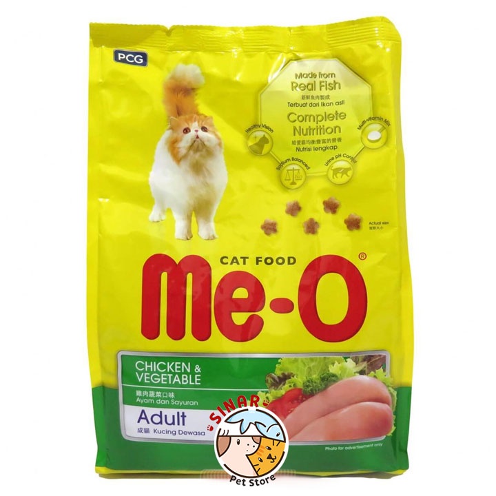 Me-O Chicken &amp; Vegetable Meo Makanan Kucing Kering 1.2Kg