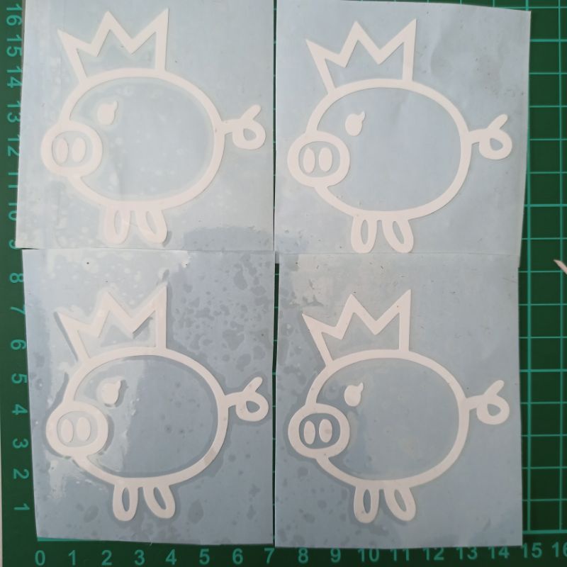 cutting sticker Rocket Bunny PIG