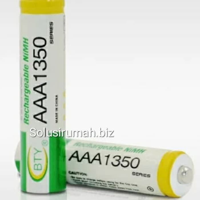 Baterai BTY Original AAA 10440 Nimh 1.2V 1350 Mah Rechargeable