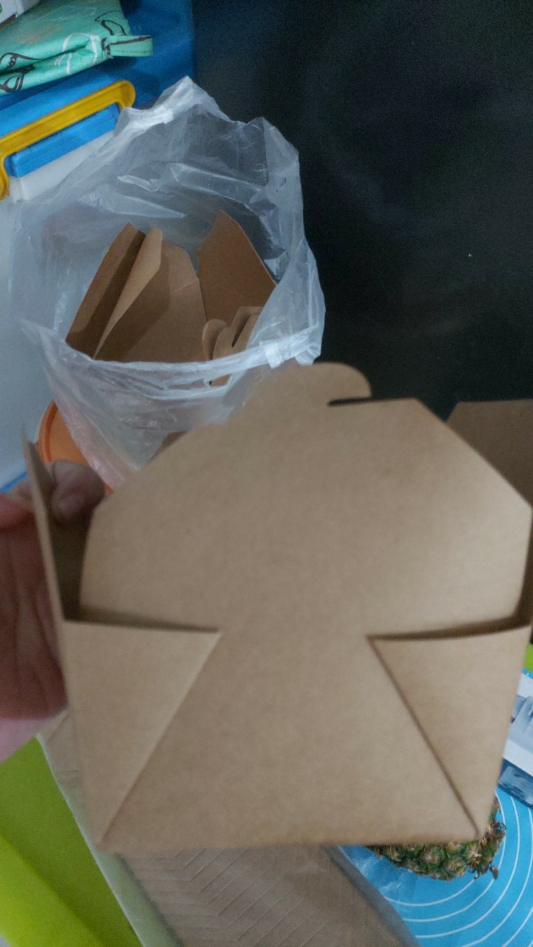 Paper Food Box / Brown Paper Food Box / Kemasan Makanan / Lunch Box Take Away / Lunch Box Craft
