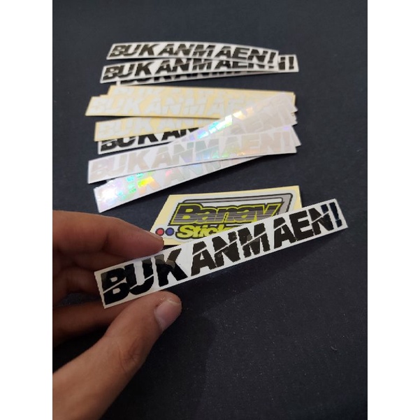 STICKER BUKAN MAEN CUTTING