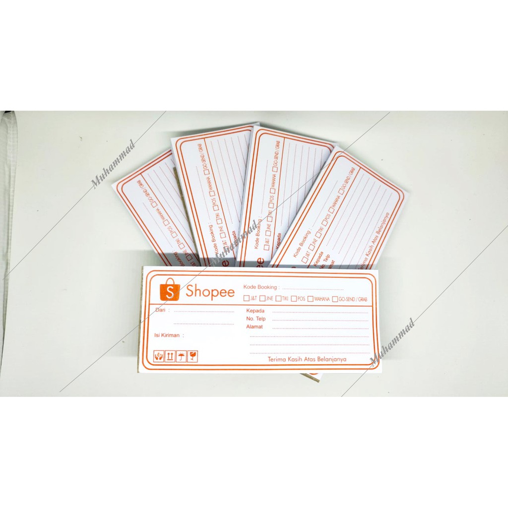 

Label Pengiriman Fragile Shopee Warna Putih Orange 100 Lembar