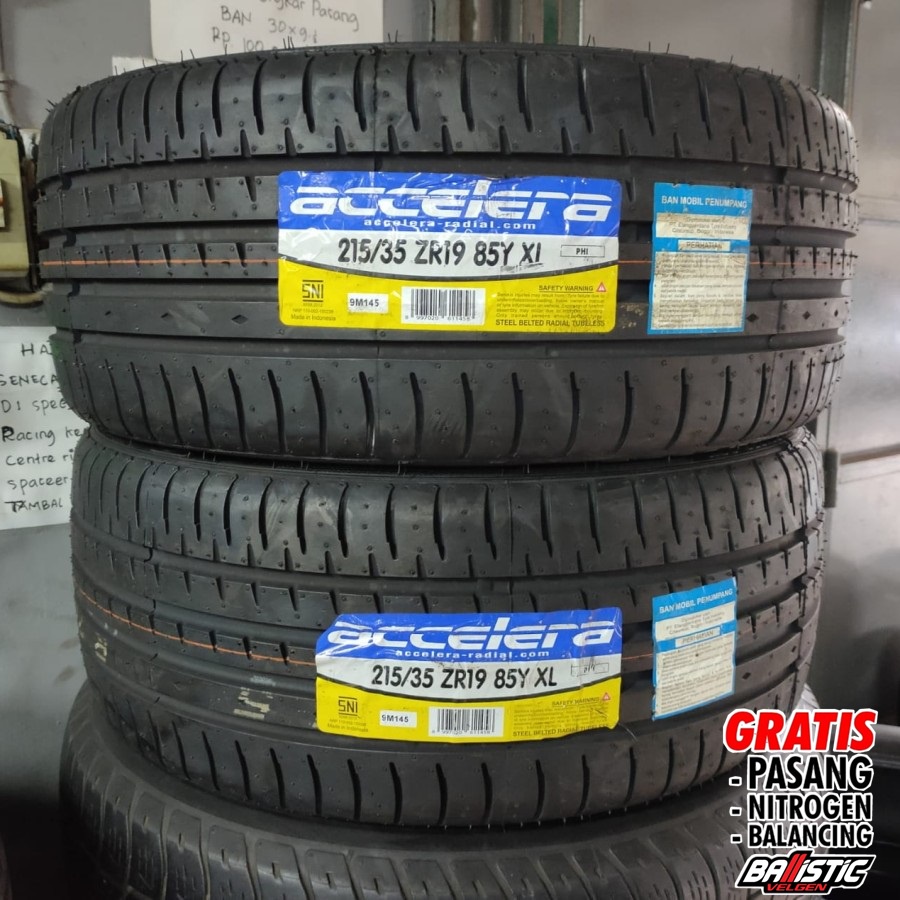 Ban mobil tubles ceper R19 ukuran 215/35 merek ACCELERA PHI 215 35 R19