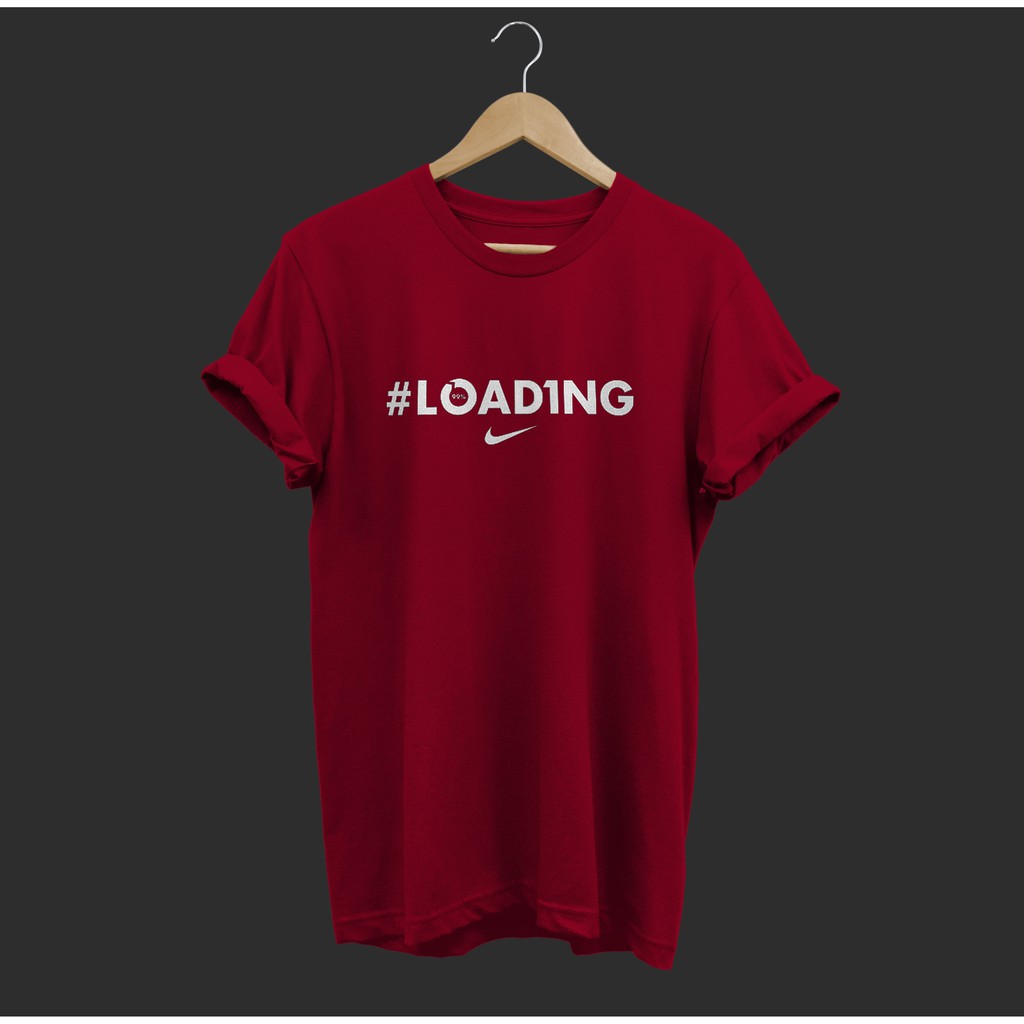 Kaos PRIA Big Size &quot;Loading&quot; Jumbo M-L-XL-XXL-XXXL-XXXXL-XXXXXL