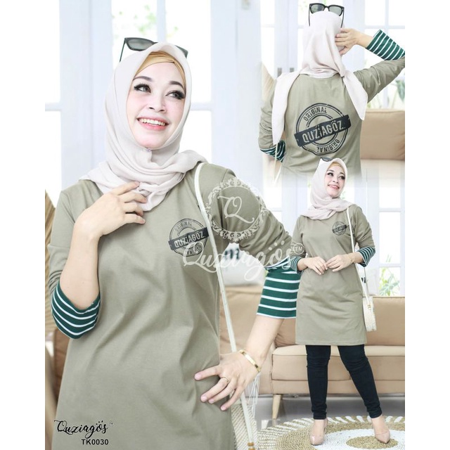 QUZIAGOS TUNIK ORIGINAL PREMIUM SIZE M sampai JUMBO