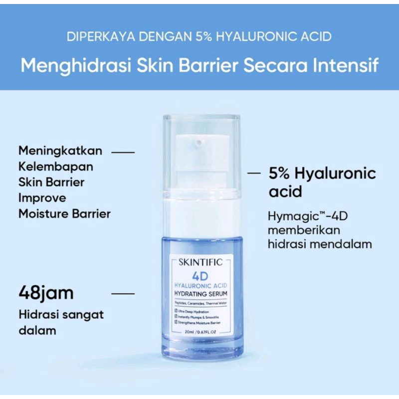 SKINTIFIC Serum Series | 4D Hyaluronic Acid Hydrating Serum | 10% Niacinamide Serum | Ceramide Barrier Repair Serum | Salicylic Acid Anti Acne Serum