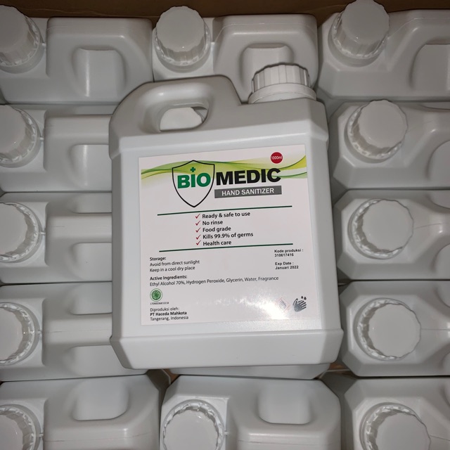 READY STOCK BIO MEDIC HAND SANITIZER CAIR IZIN MUI