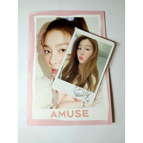 PHOTOCARD AMUSE SEULGI RED VELVET BENEFIT PHOTOCARD