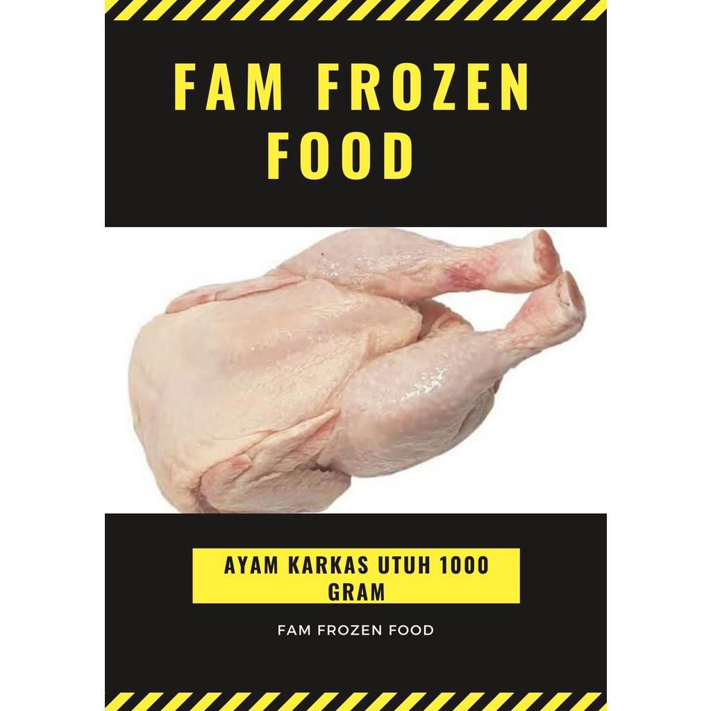 

Ayam Karkas Utuh 1000 gr 1 ekor