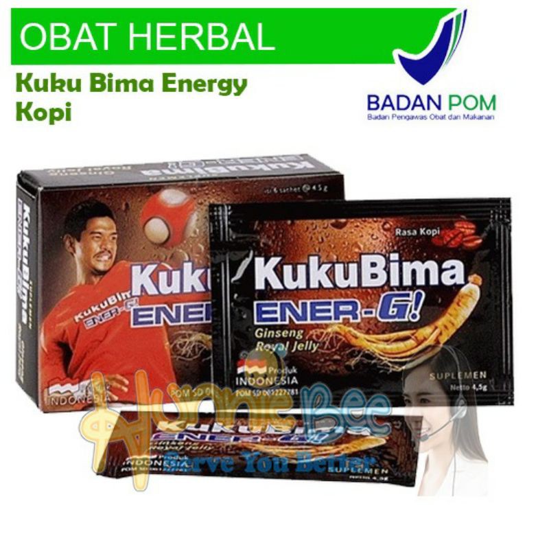 

Kuku Bima Ener-G Kopi 6's - Minuman Berenergi Penambah Stamina