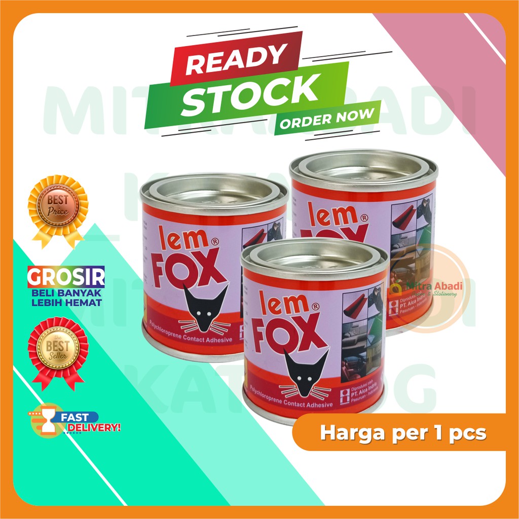 

LEM FOX MINI 70G MERAH