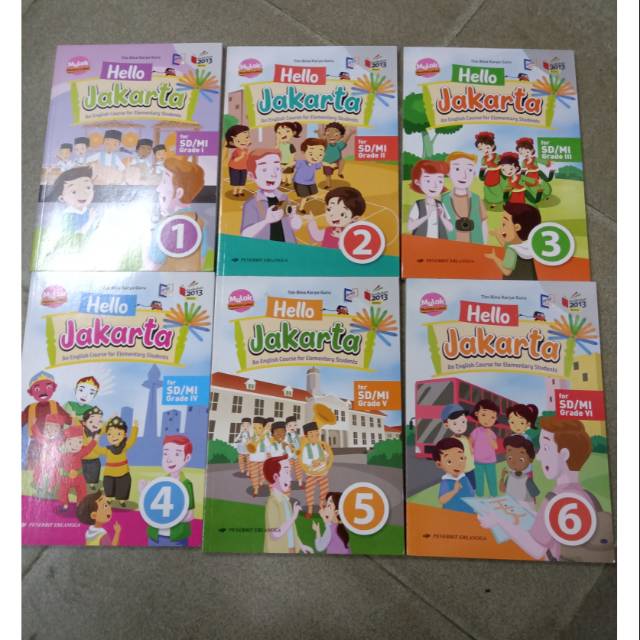 Buku mulok hello jakarta kelas 1 Sampai 6 SD new revisi