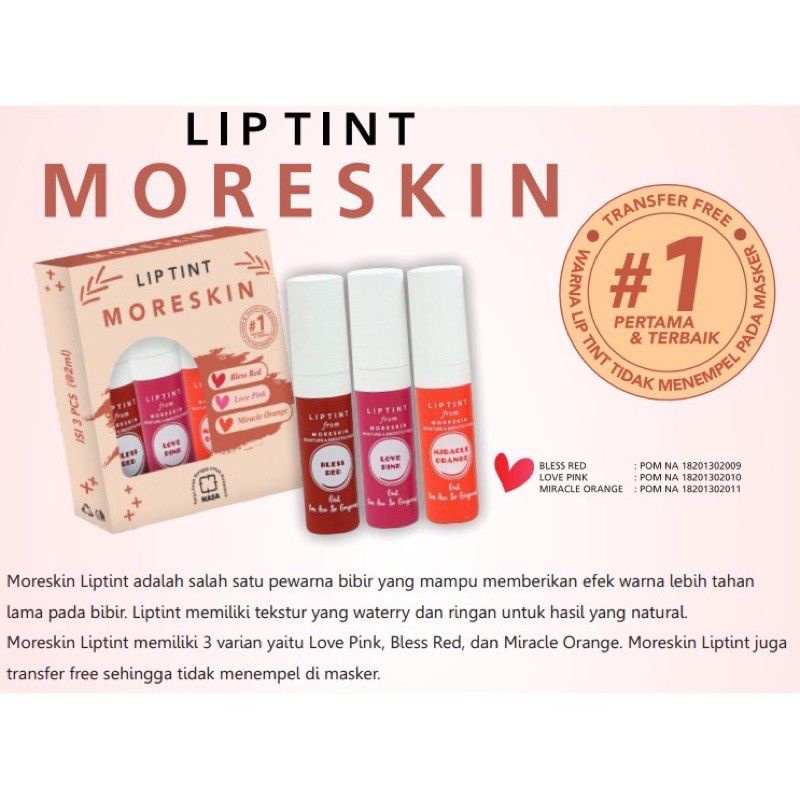 MORESKIN LIPTINT NASA / / ORIGINAL