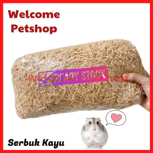Serbuk Kayu Hamster / Serbuk Kayu Kandang Hamster / Kebutuhan Hamster