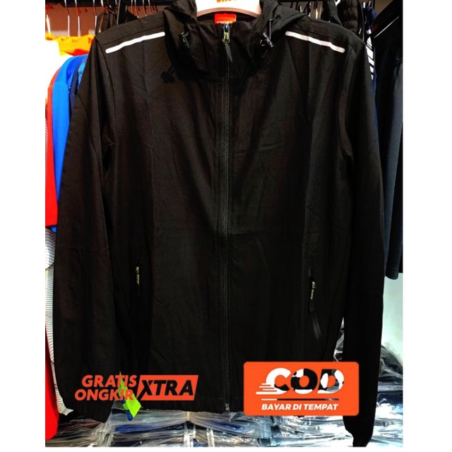 Jaket Olahraga/Running UA Import Grade Ori | JAKET PARASUT POLOS