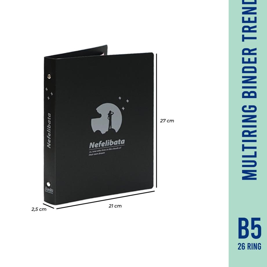 

New - Bantex Binder B5 26 Ring Motif